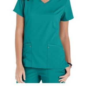 Healing hands purple label tear scrubs set